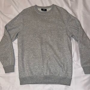 H&M Light Gray Relaxed Sweatshirt